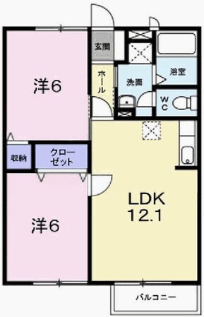 カーサ・カスカエの物件間取画像